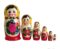 Red, Yellow toy Classic Matryoshka - Traditional (6 pieces) T2104002