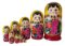 Red, Yellow toy Classic Matryoshka - Traditional (10 pieces) T2104074