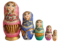 Pink toy Nesting dolls - Musical family T2105018