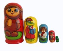 Brown toy Russian doll - Chebourachka T2104075