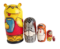 Yellow toy Russian doll -Winnie the Pooh T210479
